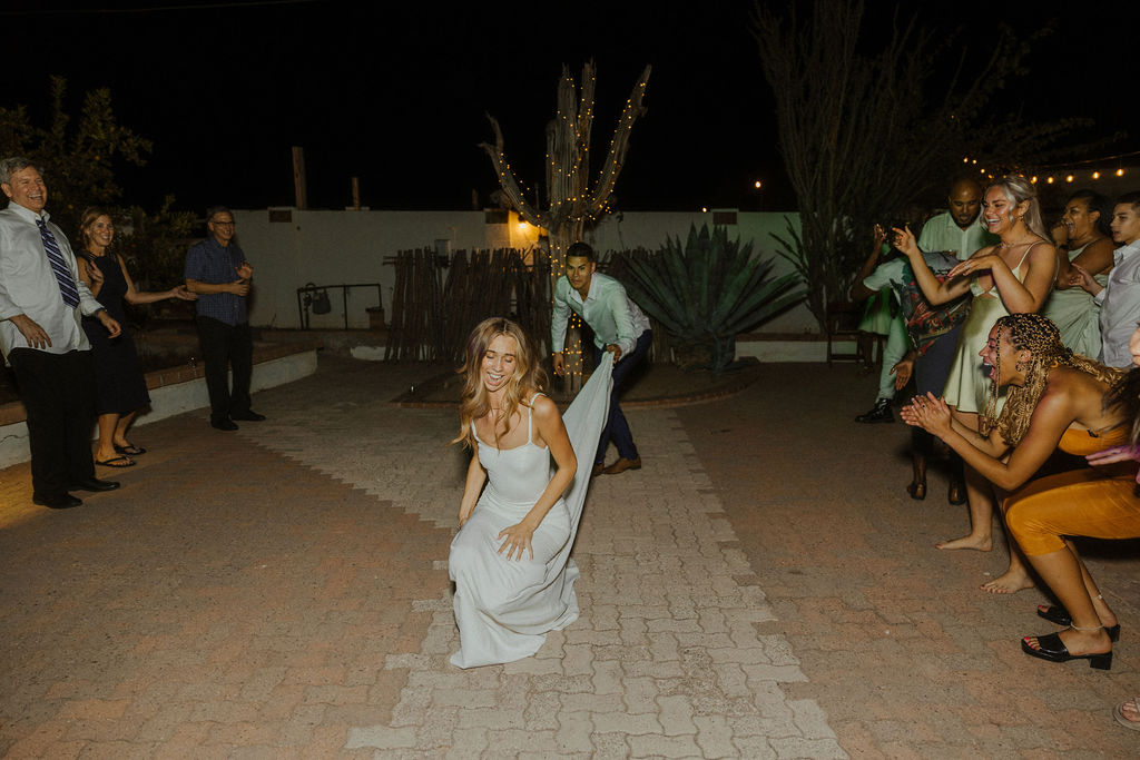 reception and dancing at phoenix arizona wedding