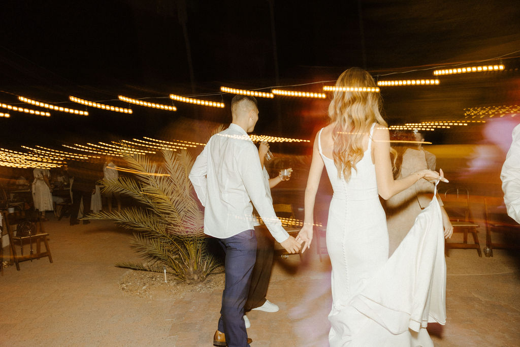 groom and bride dancing at reception photographed by phoenix wedding photographer